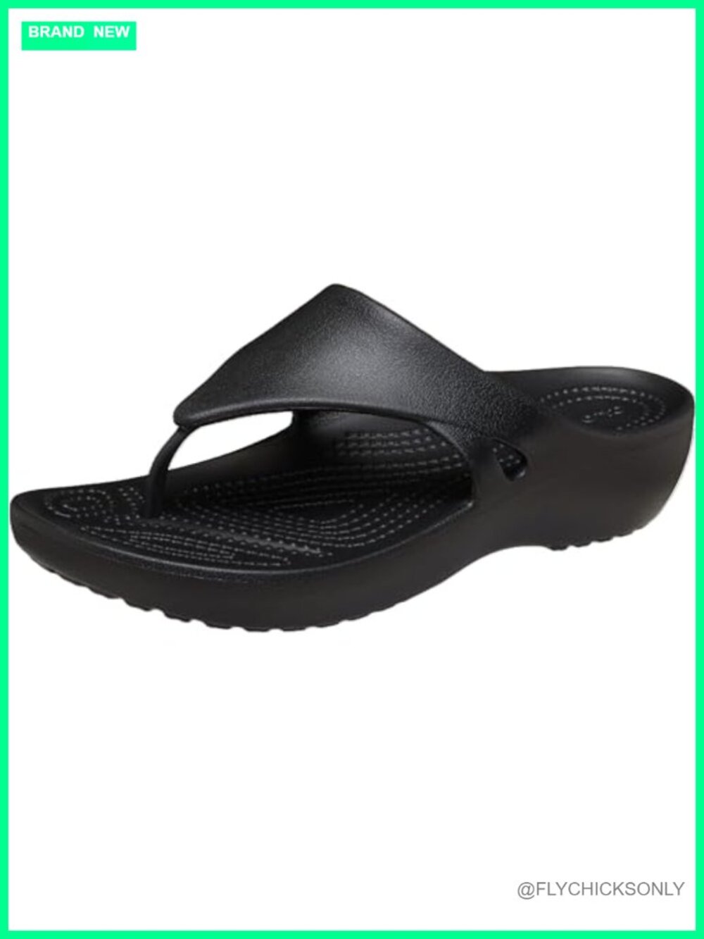 Womens Kadee Wedge Flip Sandals Croslite Comfort Wedge Heel Flip Flops